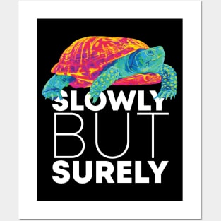 Slowly but Surely Turtle Posters and Art